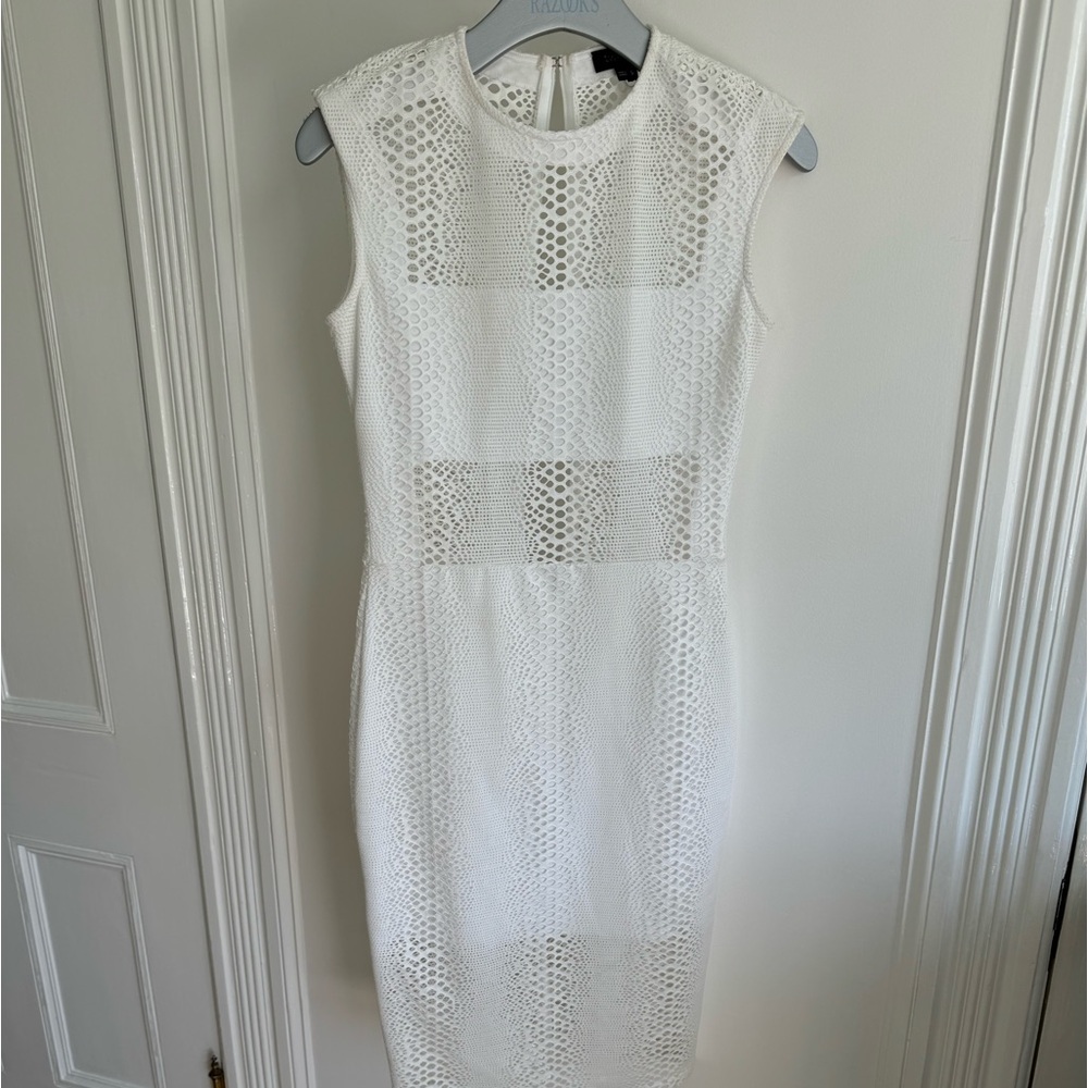 Twenty size small white bodycon dress.